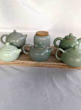 阶梯桌面中式实木茶具展示架
