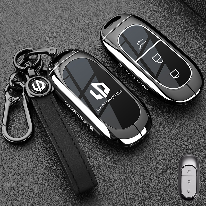 24/25款零跑c11钥匙套2025新款B10高功率c10专用c16卡片c01车扣壳 - 图0