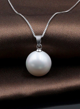 短款贝珠学生日韩风配饰银项链