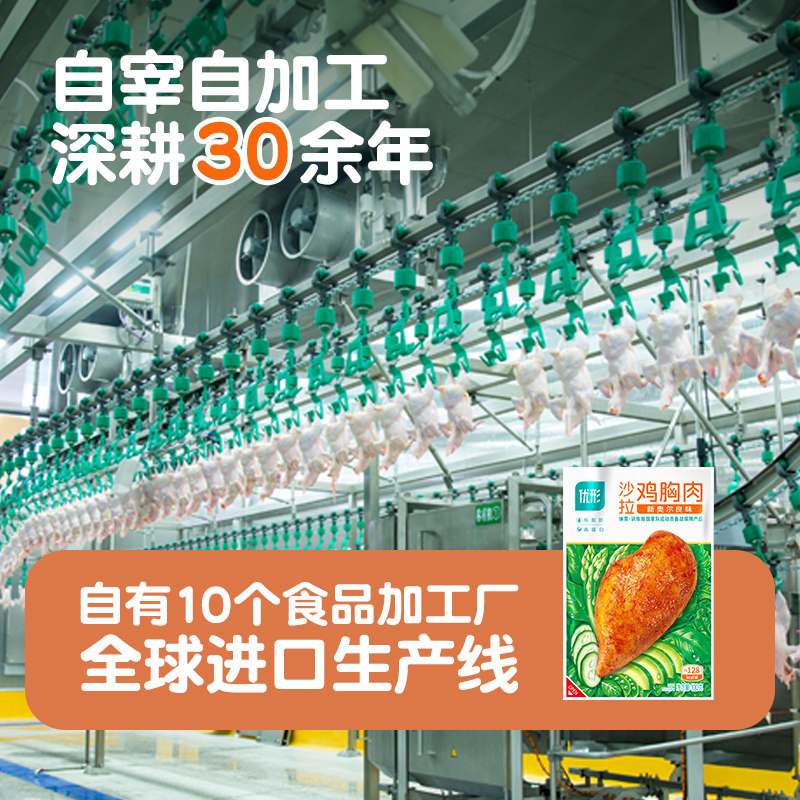 凤祥食品香煎鸡排半成品冷冻鸡胸肉健身代餐大鸡排水煎鸡扒旗舰店