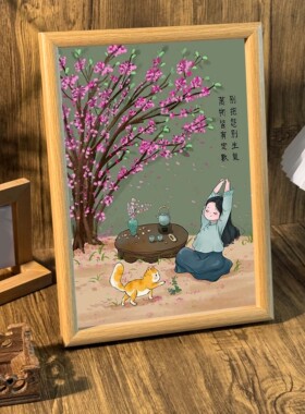 相框摆台墙面宿舍装饰挂画潮