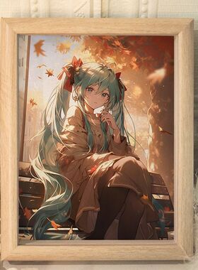 初音未来周边摆台相框二次元礼物