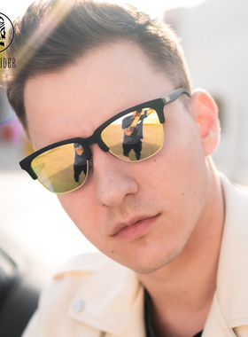 skullrider蹦迪墨镜gm偏光近视开车男女同款太阳眼镜21新款潮个性