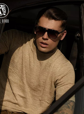 skullrider x SJ纹身男模同款特别版大框太阳眼镜板材个性潮墨镜