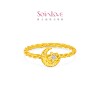 Chow Tai Fook SOINLOVE pure gold and diamond ring available in various styles VRU206-VRU240