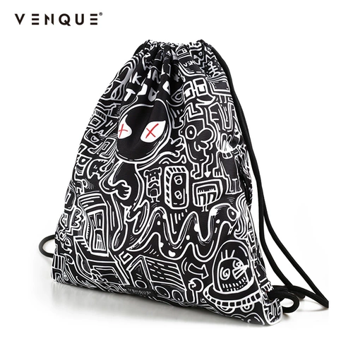 venque/范克 Мужской рюкзак, баскетбольная спортивная спортивная сумка для отдыха, сумка для хранения, мешочек, на шнурках