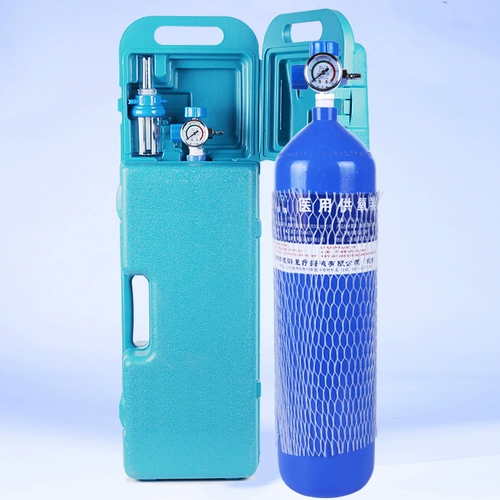 Медицинский портативный кислородный цилиндр кислородный бак 2/4 литр малой кислородной присосающей машины.
