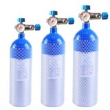 Кислородный цилиндр Медицинский портативный алюминиевый сплав вентилятор использует домашний малый кислород -поглощающий резервуар, сначала -Клапан снижения давления на открытом воздухе