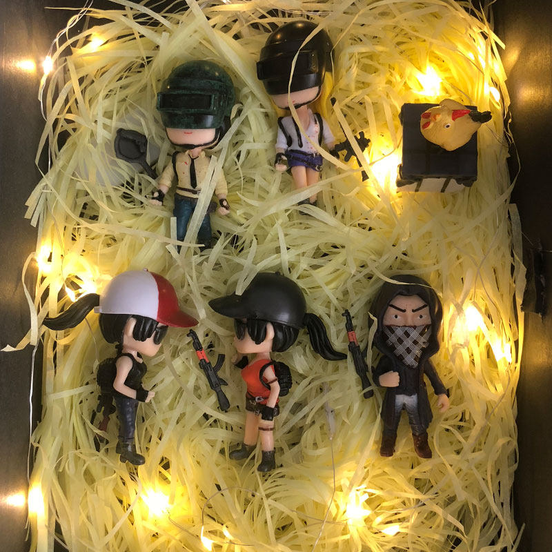 和平精英手办绝地求生手办和平精英人物摆件游戏手办大吉大利今晚吃鸡手办摆件