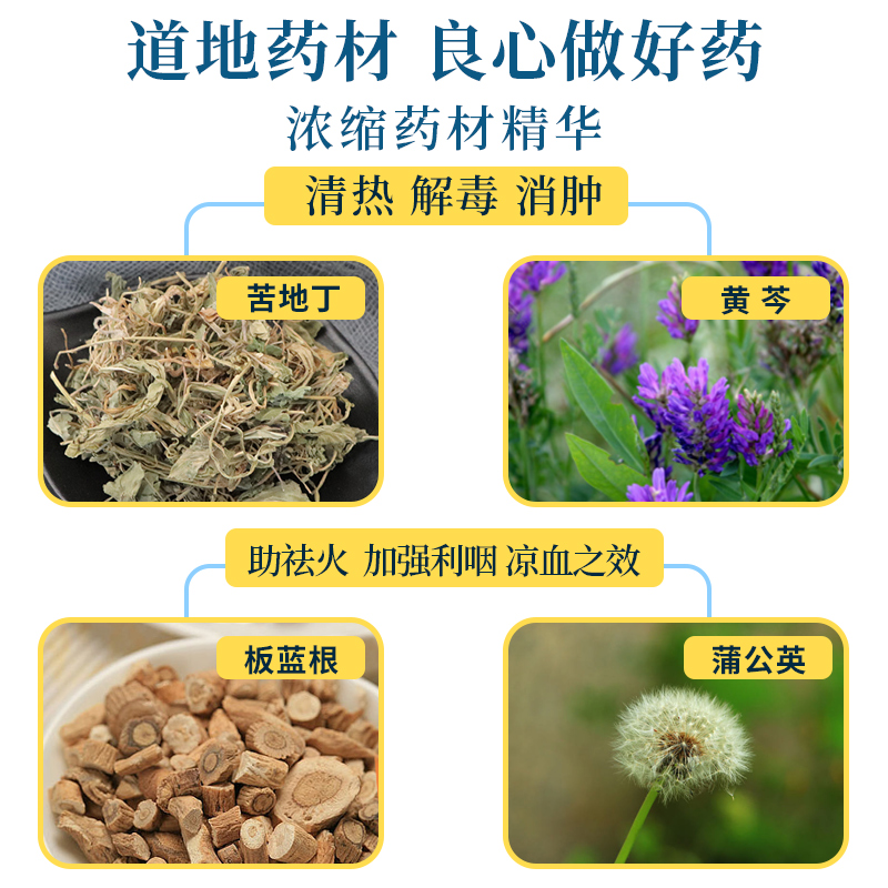 蒲地蓝消炎片口服液喉咙肿痛咽喉发炎去火清热解毒下火浦地兰药片 - 图2