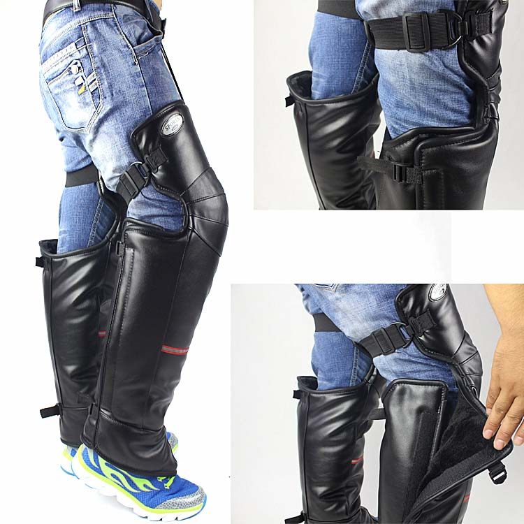 摩托车护腿超大绑腿长款两轮防水外穿保暖男女骑车护膝全包电瓶车,淘宝优惠券,粉丝福利购,淘宝优惠卷