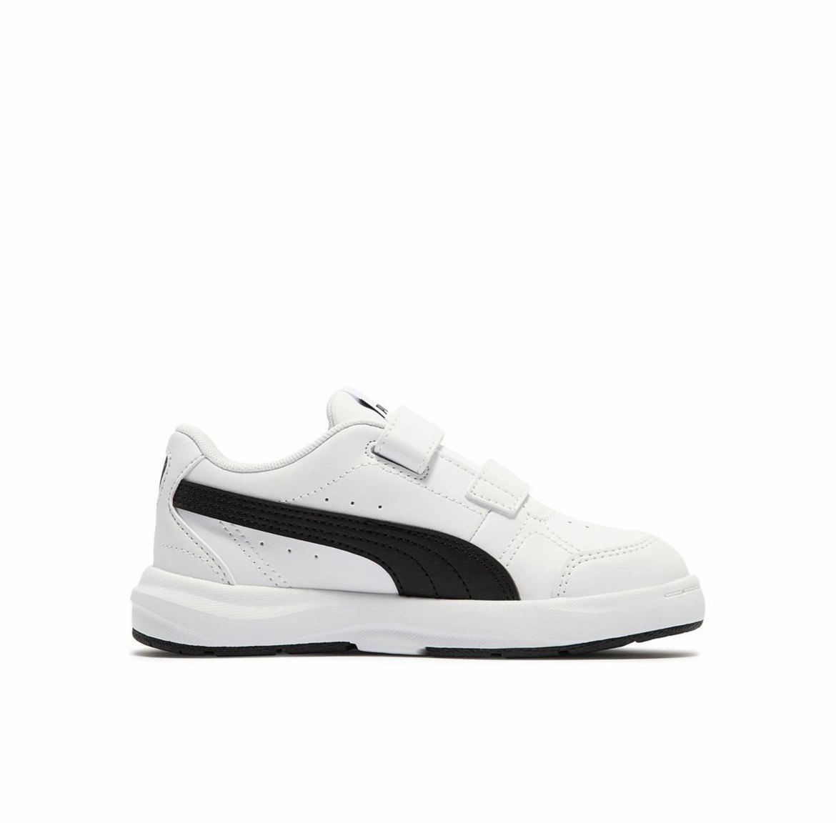 PUMA彪马 Evolve 舒适轻便防滑耐磨透气儿童低帮板鞋 黑389145-01,淘宝优惠券,粉丝福利购,淘宝优惠卷