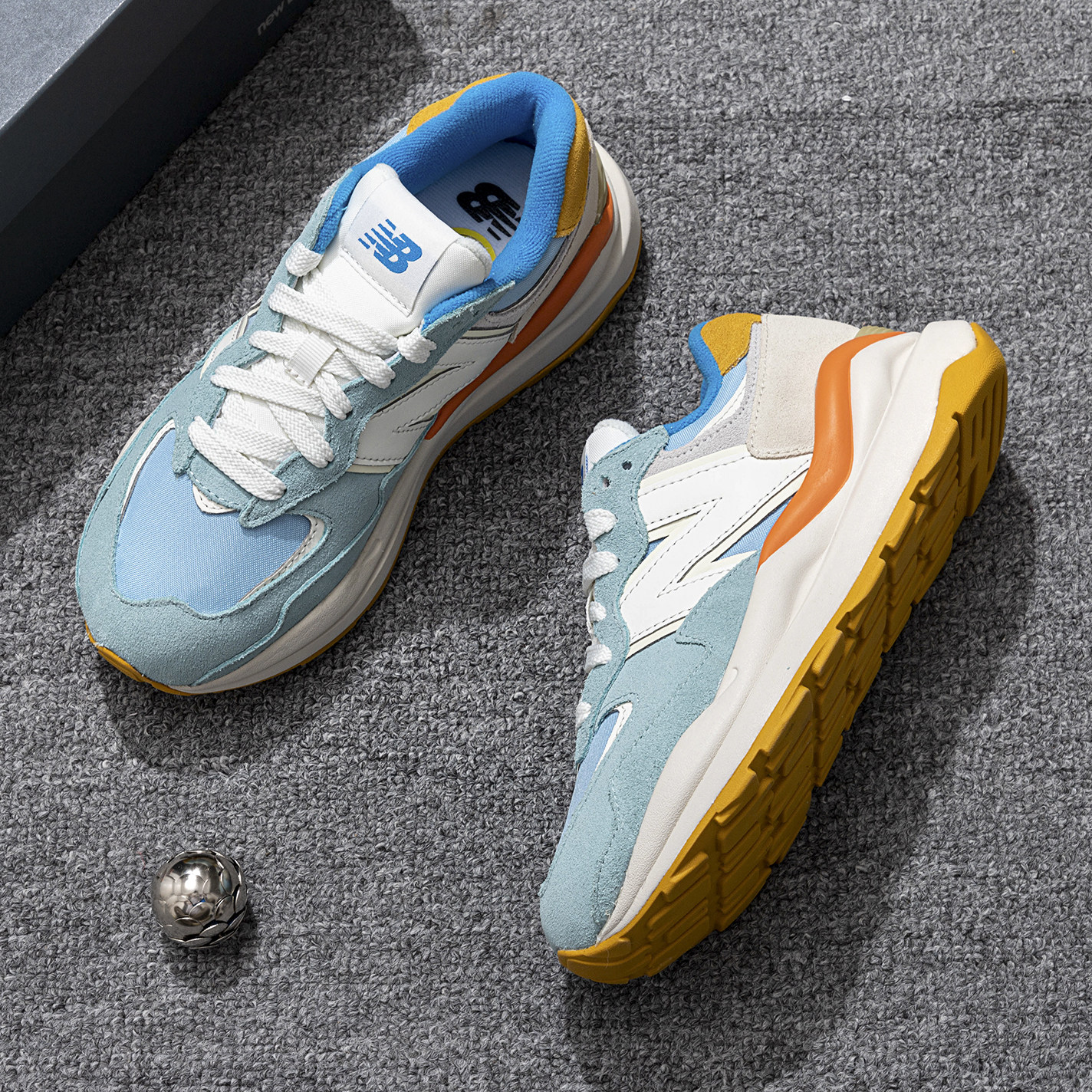 newbalance官方旗舰店女鞋夏季nb纽百伦运动鞋复古老爹鞋w5740pg1