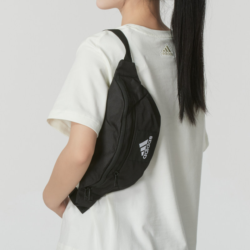 Adidas sports crossbody bag cycling breast bag women's new waist bag women's niche shoulder bag men's small shoulder bag
