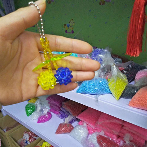DIY手工串珠樱桃钥匙链手工珠子编织包包手机挂饰成品包邮 - 图3