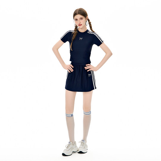 New split swimsuit for women's summer sports conservative surfing suit