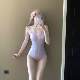 Triangle Sexy 2025 New Pure Swimsuit One-piece