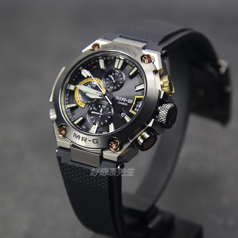 卡西欧G-SHOCK钛合金蓝牙手表男MRG-G2000R-1A CB GA HB HA - 图0