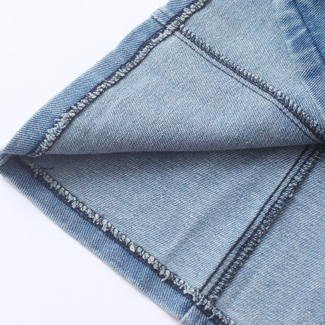 Denim tube ເທິງ summer ແລະດູໃບໄມ້ລົ່ນໃຫມ່ການຄ້າຕ່າງປະເທດຂອງແມ່ຍິງຄົນອັບເດດ: slim ດຽວເຕົ້ານົມແບບກາງ slimming 31832