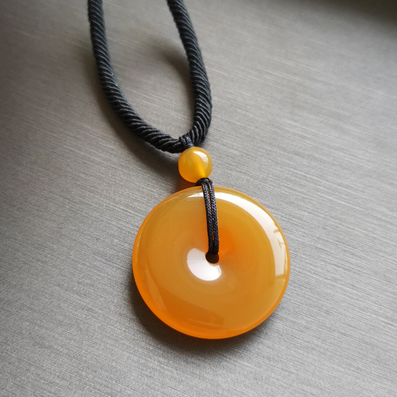 龍玉記云南天然黄龙玉平安扣圆形吊坠土黄色黄玉男女儿童挂件颈链,淘宝优惠券,粉丝福利购,淘宝优惠卷