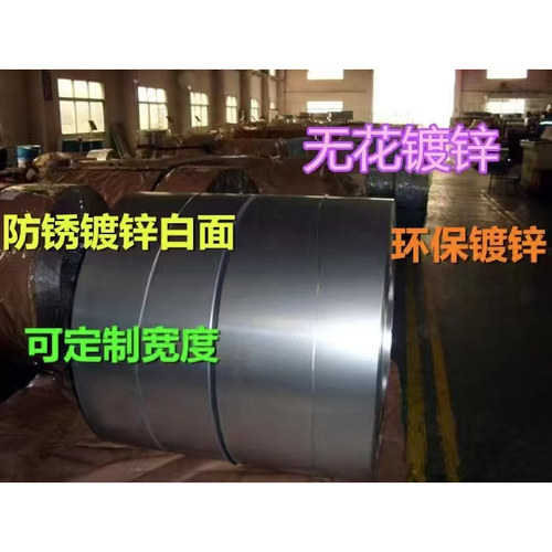 无花防锈镀锌带  铁皮铁带 镀锌铁皮 打包带 雪花镀锌不锈带 卷带 - 图0