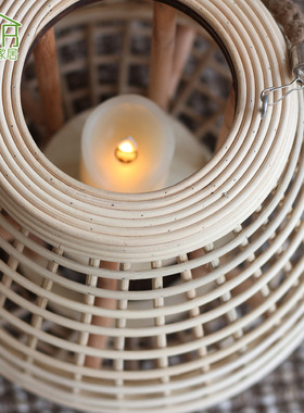 ins北欧灯笼民宿庭院装饰烛台