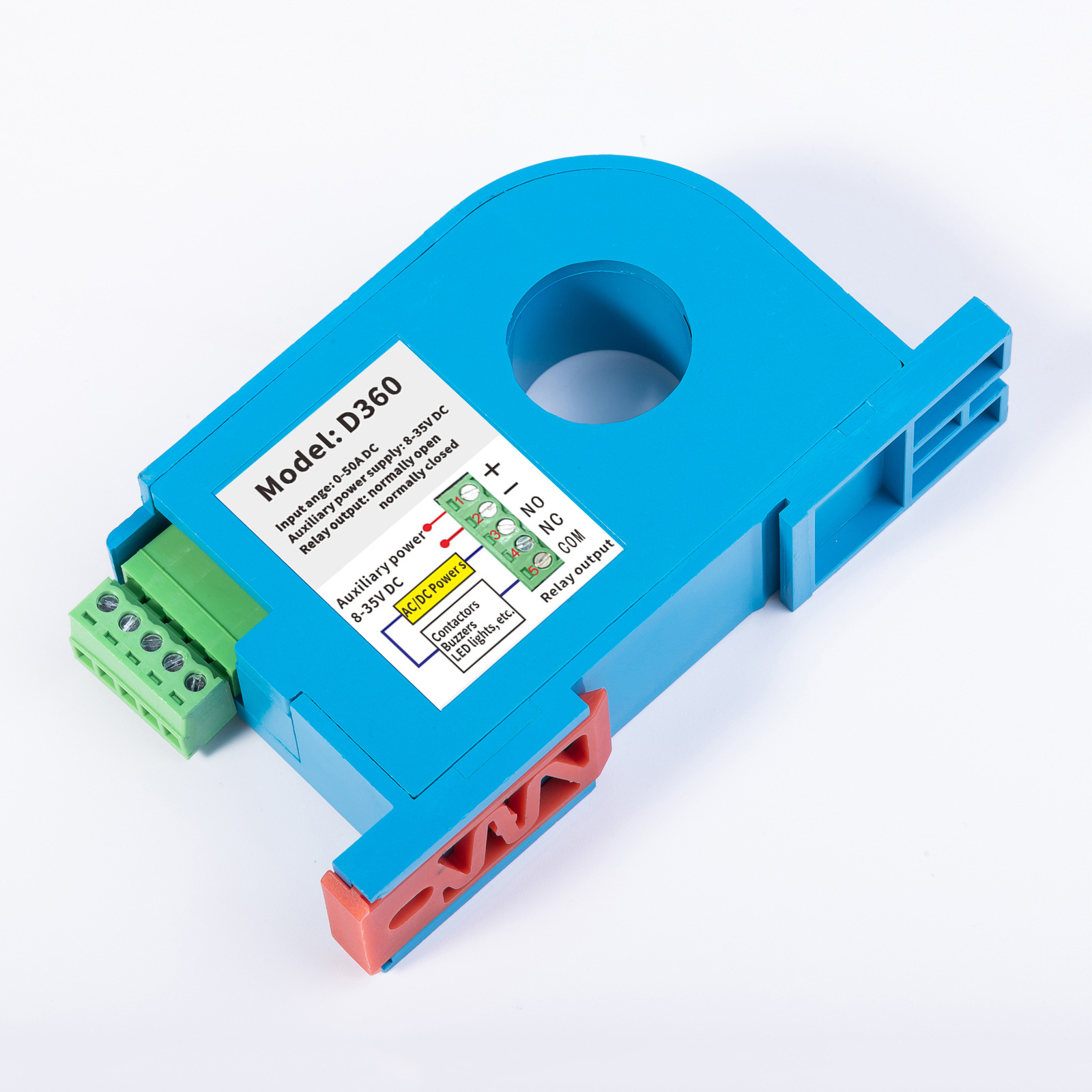 DC 0-50A/0-300A Perforated DC Ampere Switch Din DC Current S - 图2