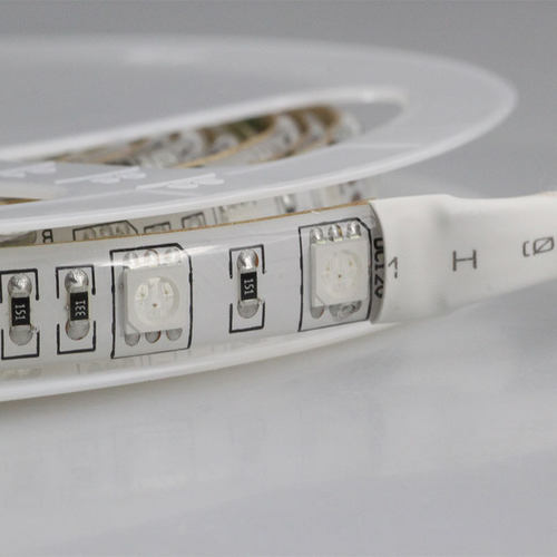 LED灯带 七彩防水 高亮客厅LED5050 12V低压安全 60灯珠 遥控LED - 图0