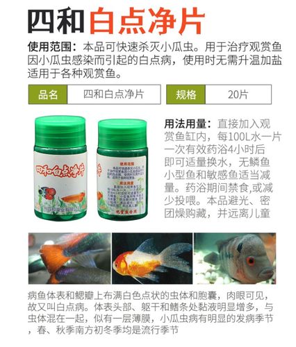 净水片水质稳定片寄生虫热带鱼金鱼水质处理剂黄粉白点净硝化细菌 - 图2
