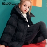 Детский зимний пуховик, куртка, детская одежда, коллекция 2021, подходит для подростков, семейный стиль