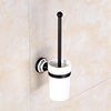 European ceramic black antique copper toilet toilet brush
