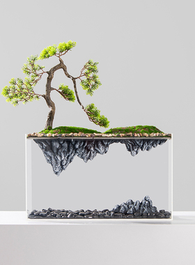 新中式风样板房间亚克力艺术品