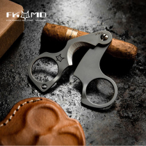 Italian original imported FOX fox cigar scissors with portable sharp stainless steel double edged cigar pliers