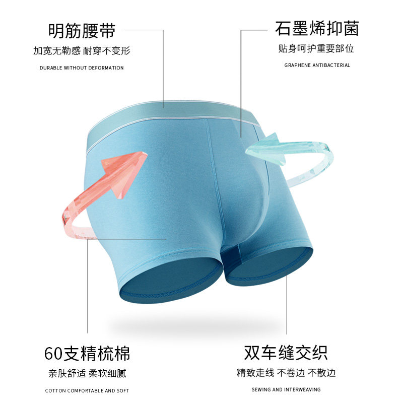 大嘴猴男士纯棉男款大码四角裤头 paulfrank内衣男平角内裤