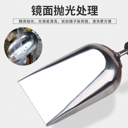 不锈钢小铲子挖野菜铁锹种花工具种菜专用挖土松土神器料铲土铲粮 - 图2