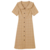 2019 phụ nữ mới mùa thu retro eo cao váy dài khí chất Pháp váy eo thon dài tự canh - váy đầm váy babydoll váy đầm