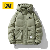 Winter Outdoor Leisure Tooling Down Clothing Male TNF CAT Catega Suede Thickened Warm Tandem Hat Down Jacket