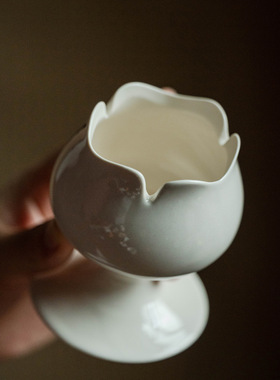 草木灰陶瓷香插家用简约线香炉底座带九孔香托茶具配件香薰炉
