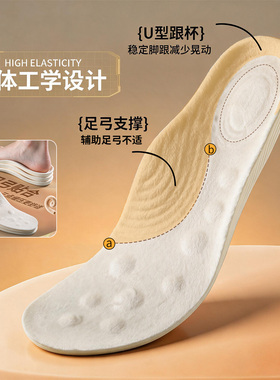 冬季加绒保暖足弓支撑鞋垫防寒垫