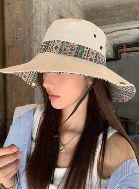 夏季户外两用女式遮阳帽