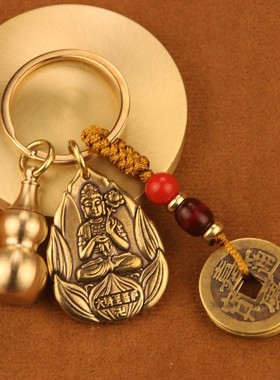 纯黄铜十二生肖保平安葫芦