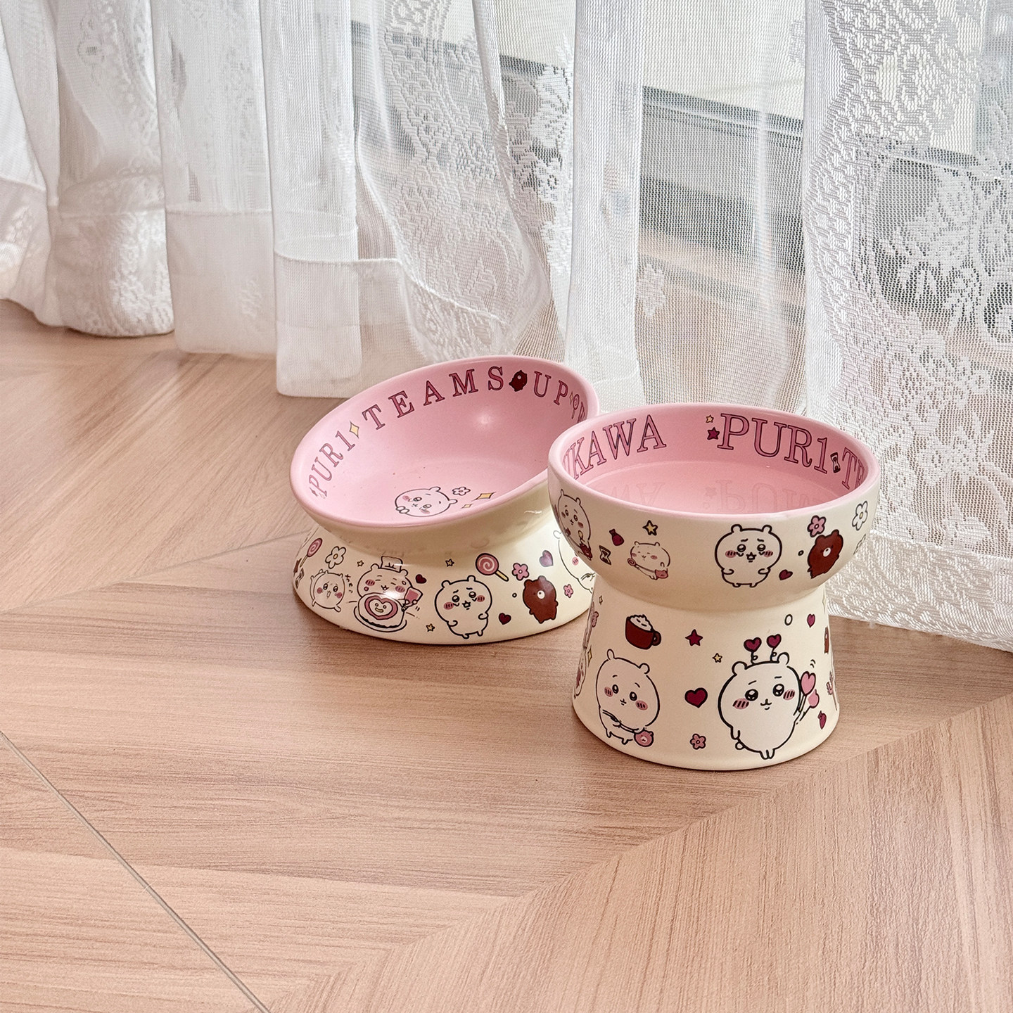 斜口狗碗猫碗猫食盆陶瓷猫咪饭碗水碗防黑下巴慢食碗宠物狗狗食盆,淘宝优惠券,粉丝福利购,淘宝优惠卷