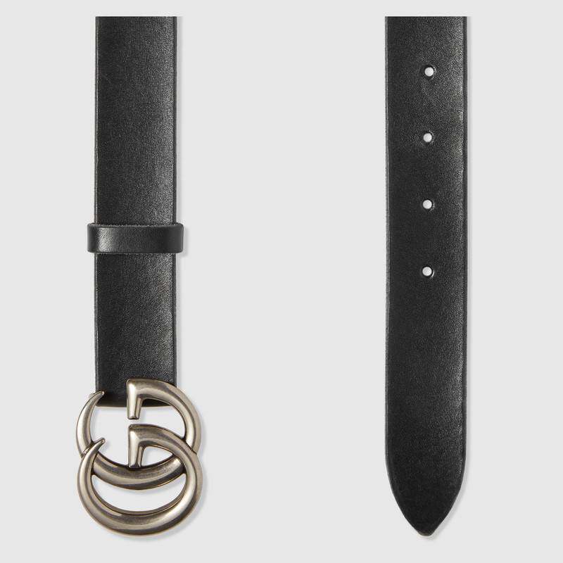 gucci g金扣银扣宽牛皮腰带皮带 HUAIXUAN海外腰带/皮带/腰链