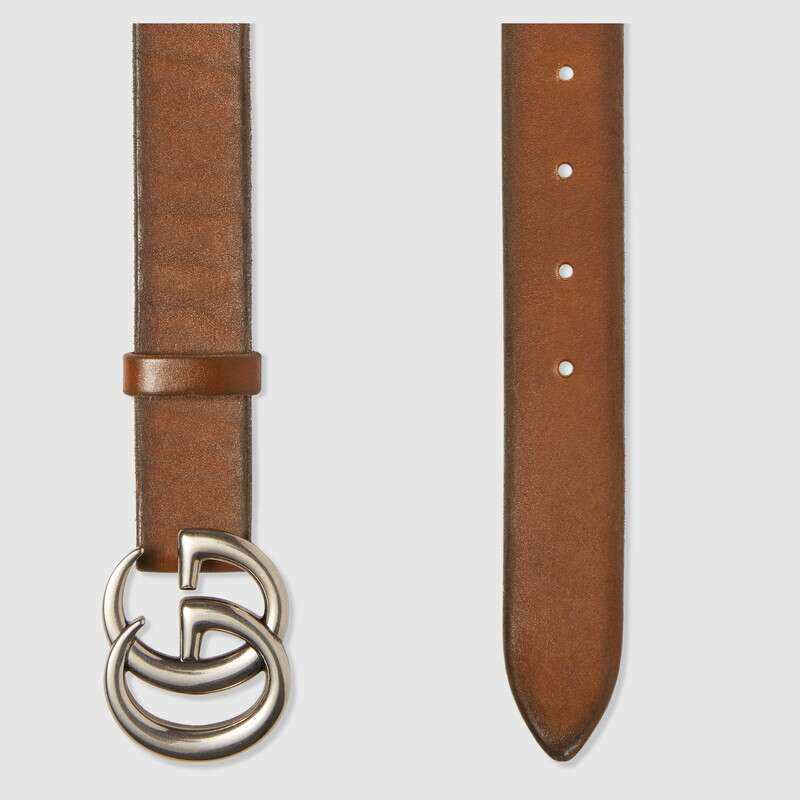 gucci g金扣银扣宽牛皮腰带皮带 HUAIXUAN海外腰带/皮带/腰链