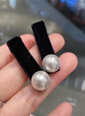 东大门同款珍珠合金发夹东大门