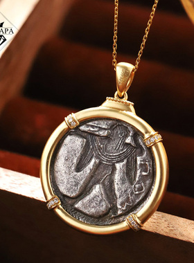 MYPAPA经典潮流复刻古币吊坠