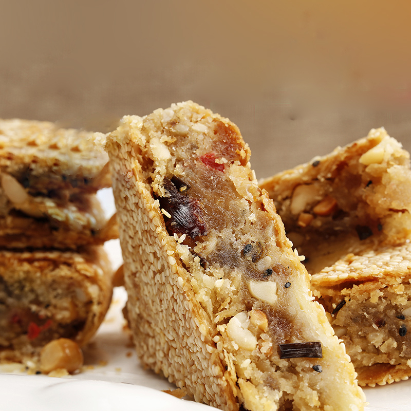 中秋月饼正宗温州苍南桥墩特产散装酥脆皮五仁蛋黄鲜肉尝鲜芝麻饼