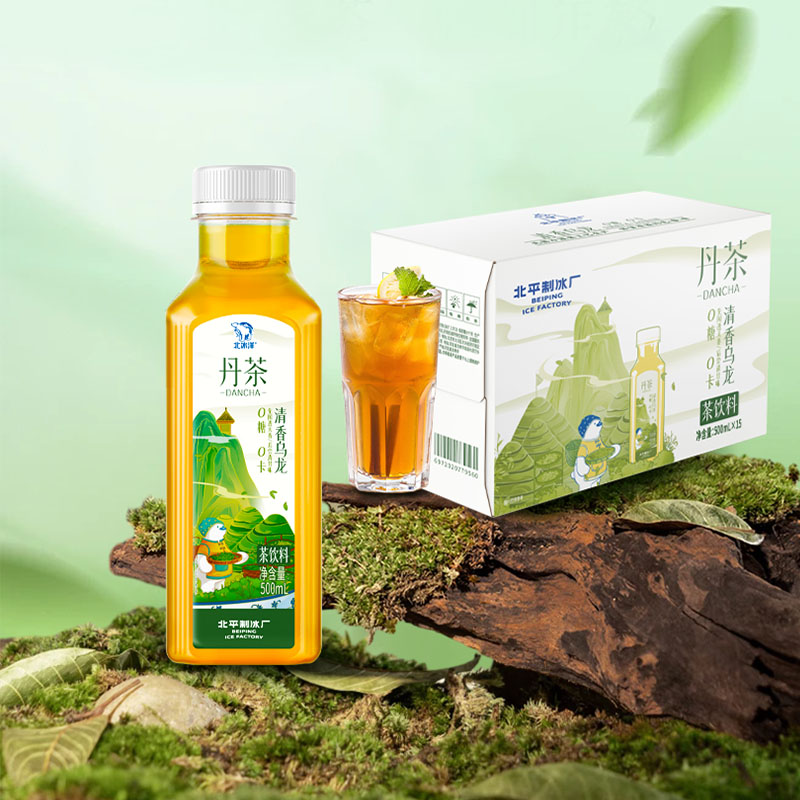 北冰洋x丹茶白桃果汁茶茉莉花清香乌龙茶茶饮料饮品500ml*15瓶