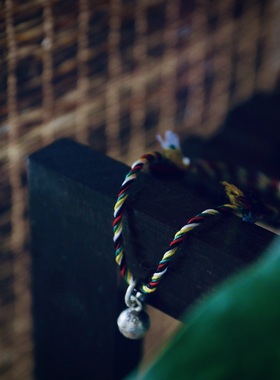 加粗长命缕真丝儿童端午节五彩绳