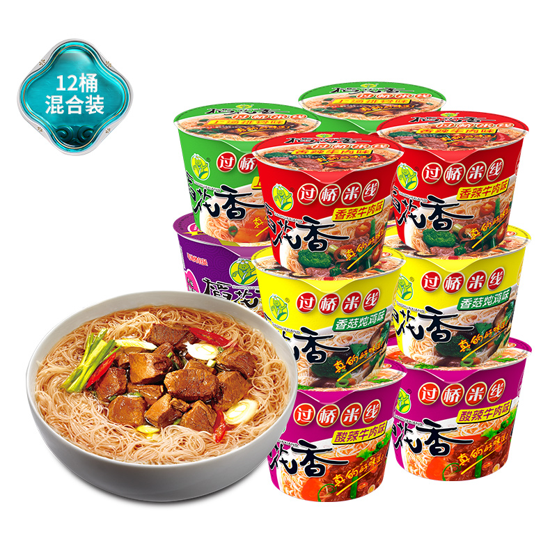 稻花香过桥米线米粉方便油炸速食面 稻花香食品方便米线/米粉